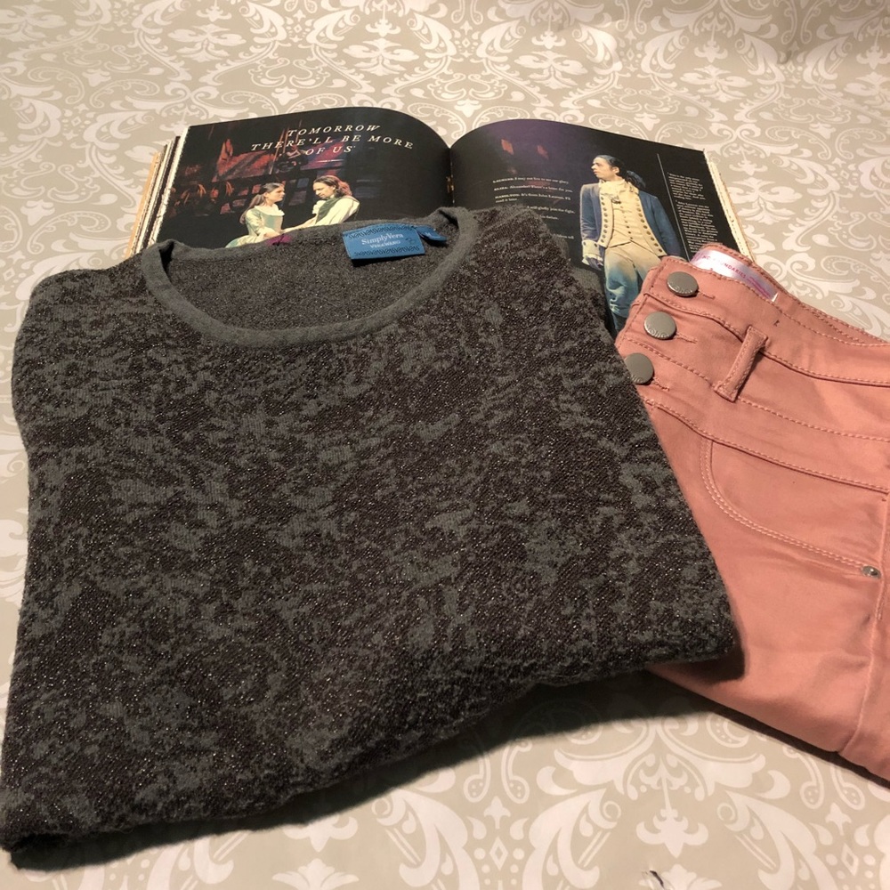 Glittery Simply Vera Vera Wang Sweater